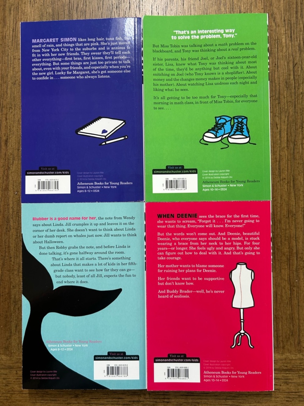 Brand New Judy Blume Paperback Book Lot Set of 4 - Picture 2 of 2